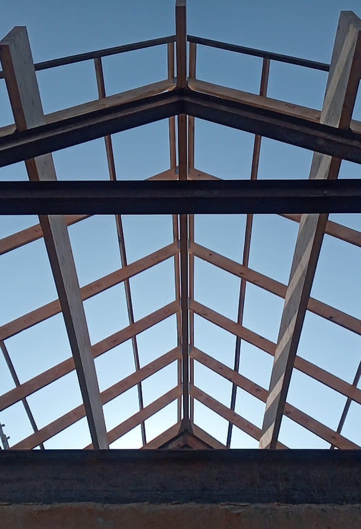 Residential timber roof truss project